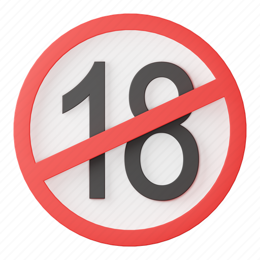 No, minors, years, old, adult, under, age icon - Download on Iconfinder