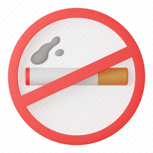 No, smoking, cigarette, smoke, tobacco, prohibition, forbidden icon - Download on Iconfinder