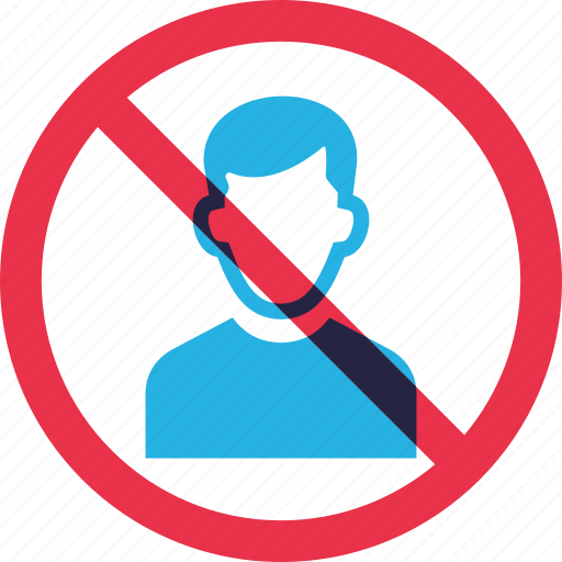 Boys, forbidden, male, prohibition, warning icon - Download on Iconfinder
