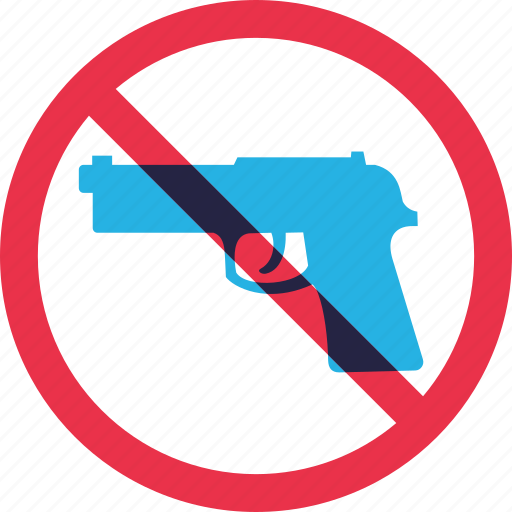 Forbidden, gun, prohibition, warning icon - Download on Iconfinder