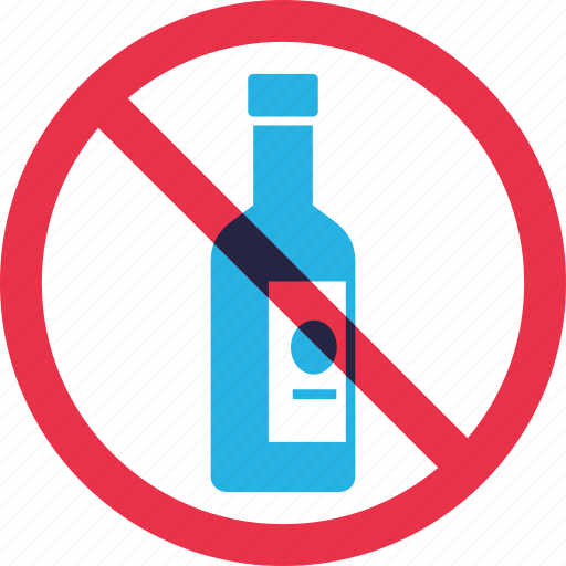 Alcohol, ban, bottle, prohibition, warning icon - Download on Iconfinder
