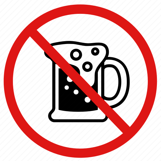 Alcohol, no, no beer, no drinking, prohibited icon - Download on Iconfinder