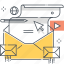 email, envelope, letter, mailing, message, note, web 