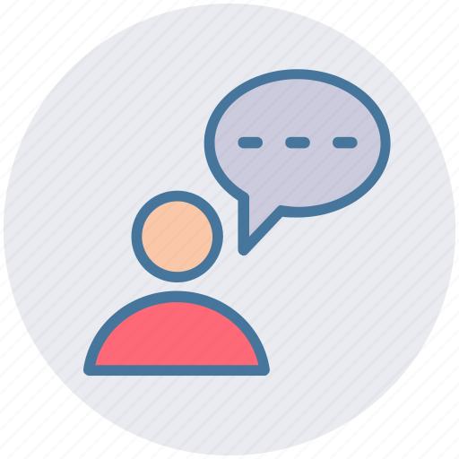 Chat, contact, male, man, message, text icon - Download on Iconfinder