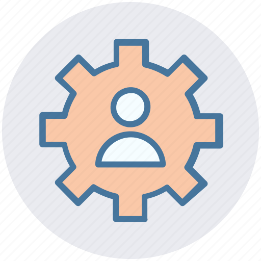 Cog, gear, management, online, user, work icon - Download on Iconfinder