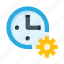 clock, settings, preferences, alarm, schedule, planning, timer 