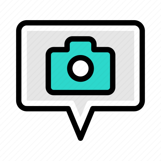 Camera, picture, gallery, notification, bubble icon - Download on Iconfinder