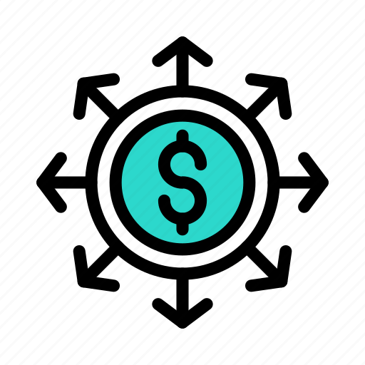 Dollar, cost, finance, project, network icon - Download on Iconfinder