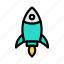 startup, business, project, boost, rocket 