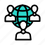 team, global, network, connection, online 