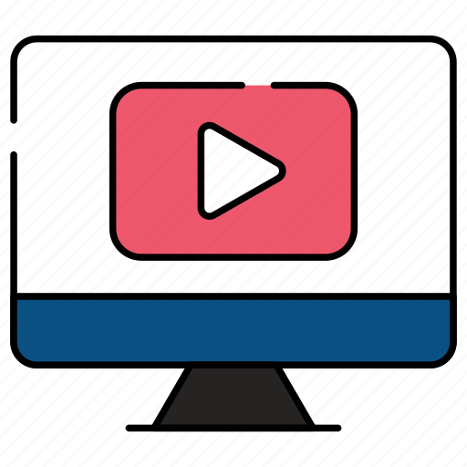 Online video, internet video, play video, video streaming, multimedia icon - Download on Iconfinder