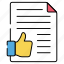 feedback paper, customer feedback, thumbs up, feedback document, feedback doc 