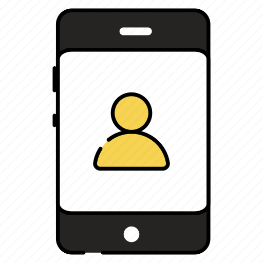 Mobile profile, mobile portal, mobile account, online profile, online account icon - Download on Iconfinder