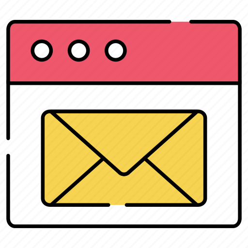 Online mail, email, online correspondence, web mail, mail website icon - Download on Iconfinder