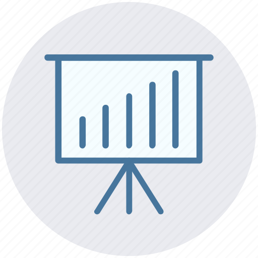 Business graph, business presentation, graph, graph board, graph presentation, presentation board icon - Download on Iconfinder