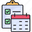 work schedule, calendar, report, event, meeting 