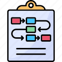 strategy list, planning, checklist, clipboard, document