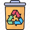recycle bin, trash, garbage, delete, remove