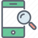 magnifier, mobile scanning, mobile ui, search mobile, smartphone 