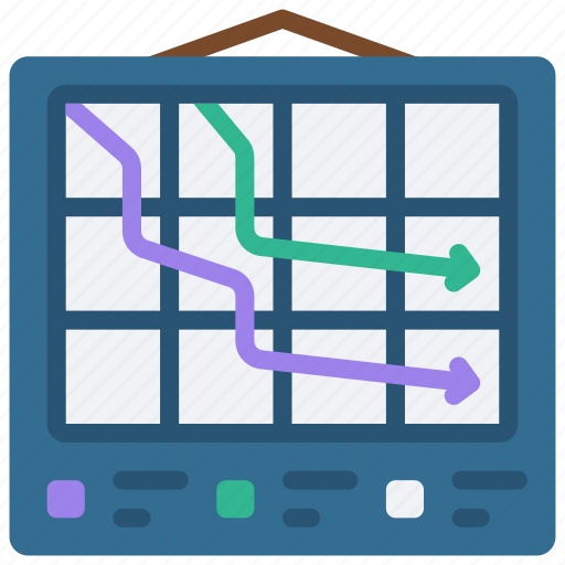 Burndown, chart, burn, loss, time icon - Download on Iconfinder
