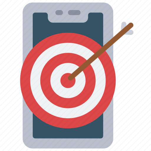 Cell, phone, target, mobile, goals icon - Download on Iconfinder
