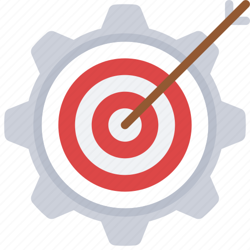 Management, target, cog, gear, targets icon - Download on Iconfinder