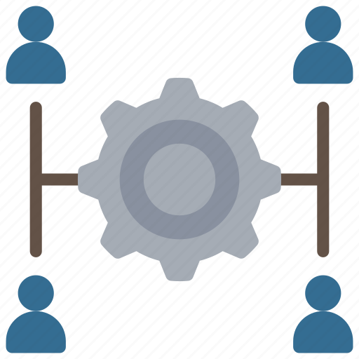 People, management, users, cog, gear icon - Download on Iconfinder