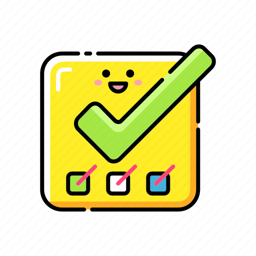 Checkbox, checklist, completed, completed tasks, survey, task, validation icon - Download on Iconfinder