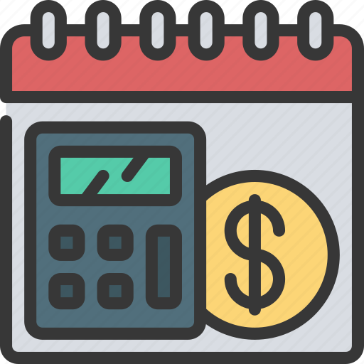 Budget, schedule, budgeting, calendar icon - Download on Iconfinder