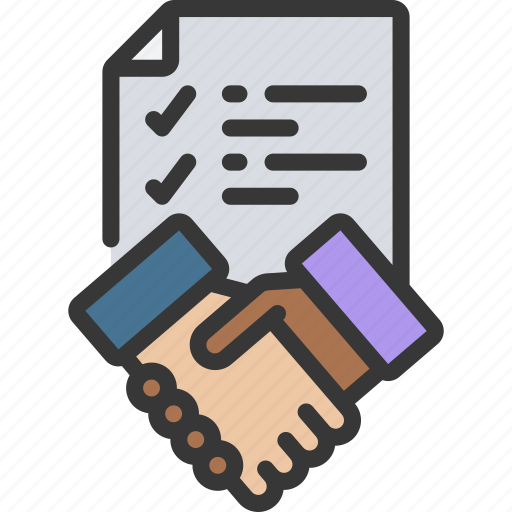 Completed, project, agreement, document, file icon - Download on Iconfinder