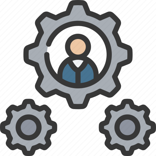 Management, cogs, people icon - Download on Iconfinder