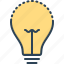 bulb, cable, creative, dark, electric, energy, idea 