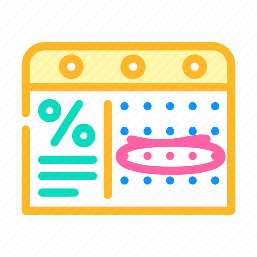 Calendar, week, discounts, promo, advertising, coupon icon - Download on Iconfinder