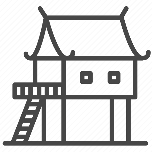 Asian, house, property, residence, thai icon - Download on Iconfinder
