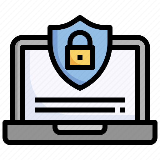 Antivirus, virus, shield, laptop, defense icon - Download on Iconfinder