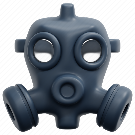 Gas, mask, chemical, face, pollution, contamination, protection icon - Download on Iconfinder