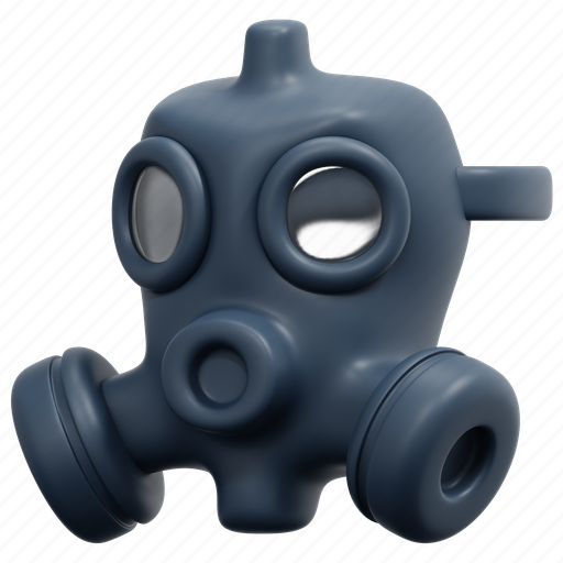 Gas, mask, chemical, face, pollution, contamination, paint icon - Download on Iconfinder