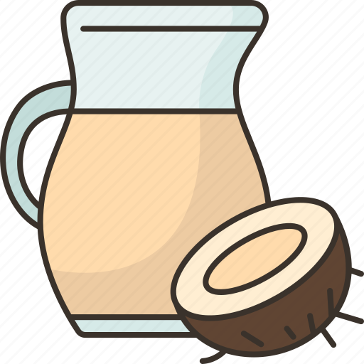 Coconut, milk, drink, fresh, natural icon - Download on Iconfinder