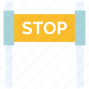 banner, board, sign, stop