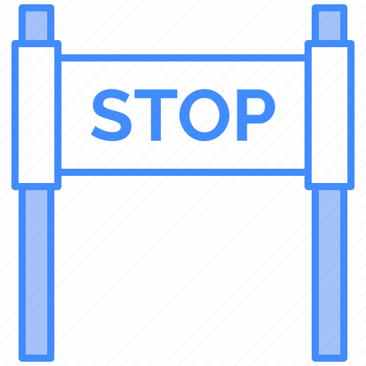 Banner, board, sign, stop icon - Download on Iconfinder