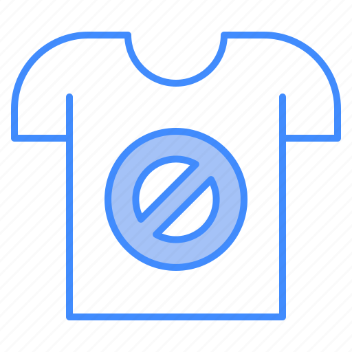 Banned, protest, shirt, sign, t icon - Download on Iconfinder