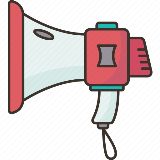 Megaphone, announce, speaker, attention, loud icon - Download on Iconfinder