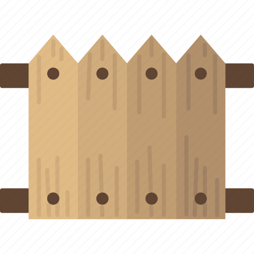 Picket, fence, barrier, boundary, protection icon - Download on Iconfinder