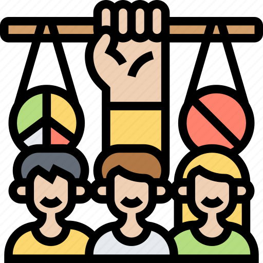 Civil, disobedience, movement, protest, democracy icon - Download on Iconfinder