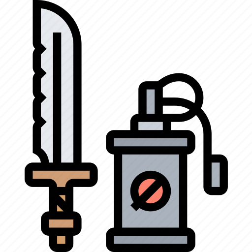 Weapons, knife, attack, violence, danger icon - Download on Iconfinder