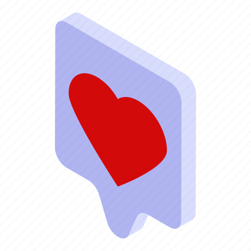 Business, cartoon, chat, heart, isometric, like, music icon - Download on Iconfinder