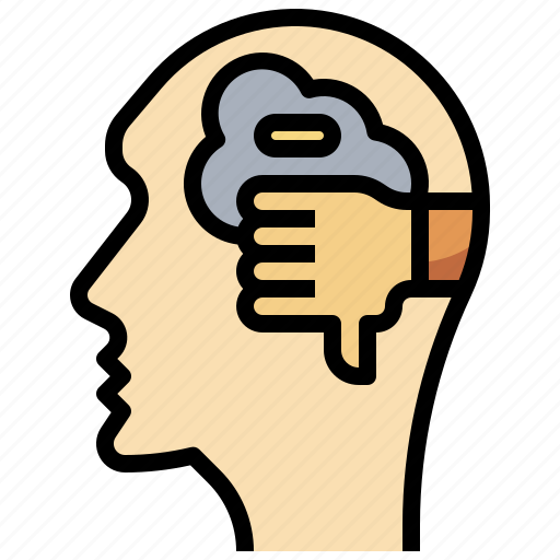 Head, medicine, mental, motivation, negative, psychology icon - Download on Iconfinder