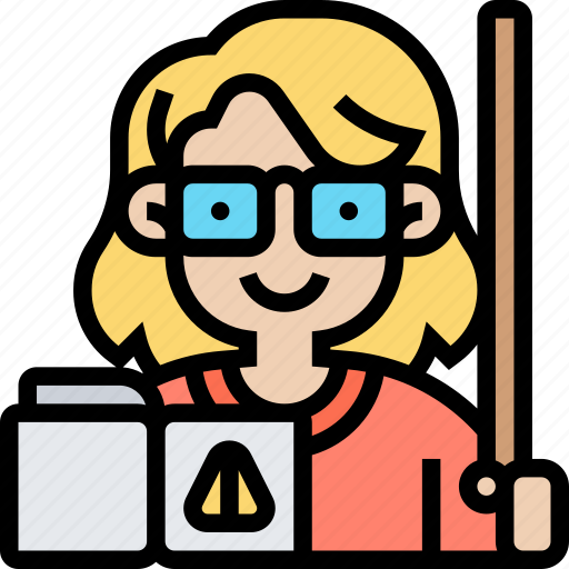 Education, special, teacher, school, professional icon - Download on Iconfinder