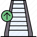 escalator, drawbridge, staircase, stairs, stairway, stepladder, ic