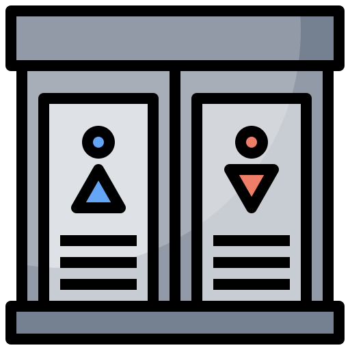 Bathroom, genders, man, restroom, signaling, toilet, woman icon - Free download